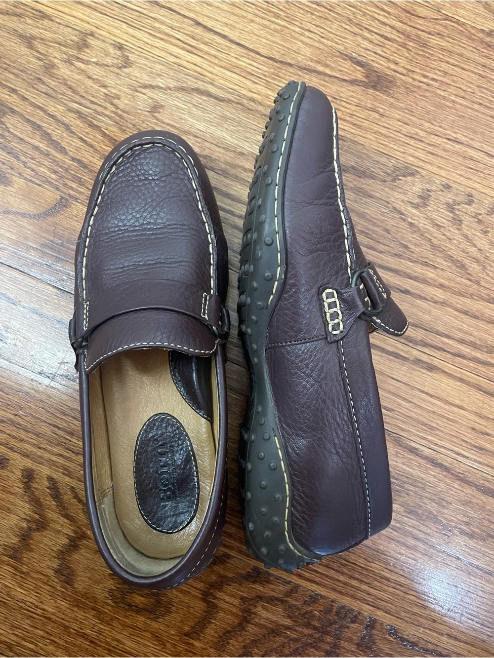 Born Women’s Dark Brown Comfort Leather Driving Loafers